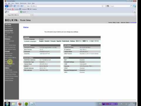 how to open router settings