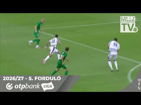 Paksi FC – Újpest FC | 2-0 | (2-0) | OTP Bank Liga | 5. forduló | MLSZTV