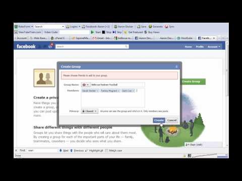 how to make a group on facebook