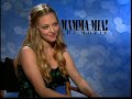 amanda seyfried interview for mamma mia the movie in hd
