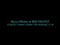 alyssa milano signing autographs at fanfest july 9.