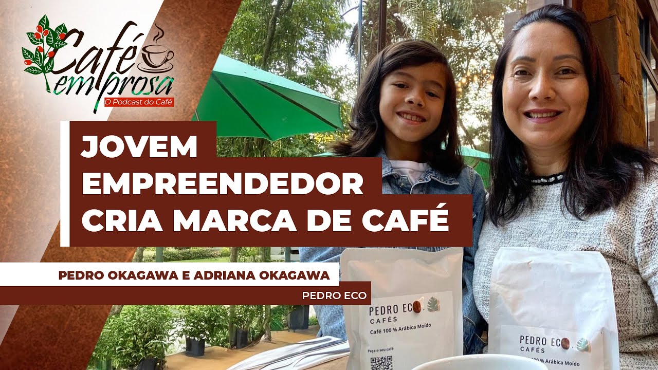 Com apenas 9 anos, Pedro criou a marca de café especial "Pedro Eco"