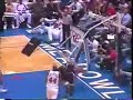 Shaq wrecking the basket Shaq wrecking the basket