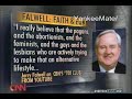 Jerry Falwell blames gays & others for 9/11