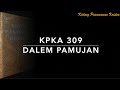 KPKA 309 Dalem Pamujan