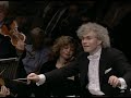 part i of the charming andante moderato of mahler's 2nd. i love how he conducts the first minute! 
from sir simon rattle's farewell concert with the cbso, which he led for 18 years.
august 30, 1998
symphony hall, birmingham, england