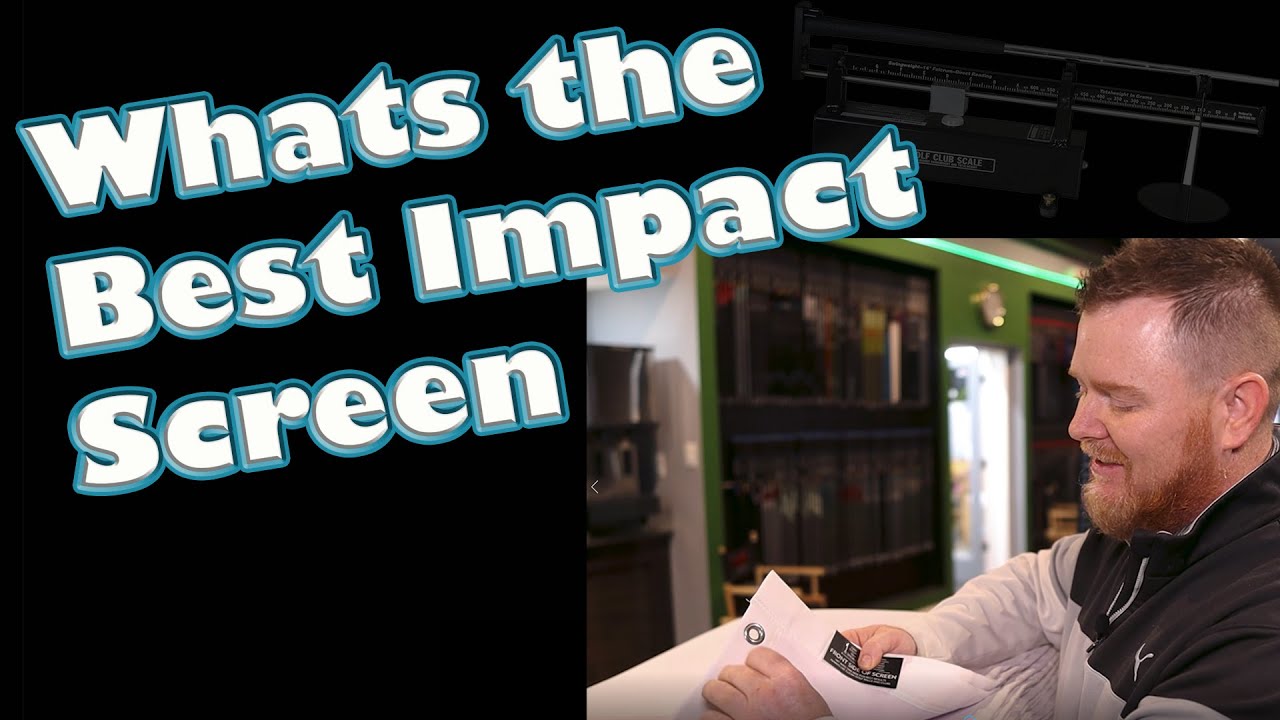 Indoor golf simulator setup, Which Impact Screen should you get?