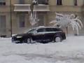 videos de A6 3.0 tdi nella neve di piazza Giulio Cesare, Milano