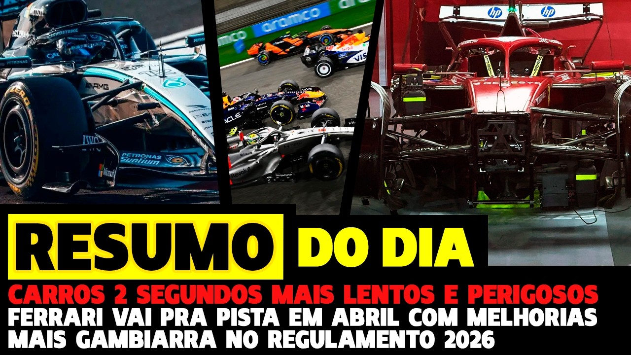 MAIS GAMBIARRA NO REGULAMENTO, CARROS 2 SEGUNDOS MAIS LENTOS E FERRARI NA PISTA | FÓRMULA 1