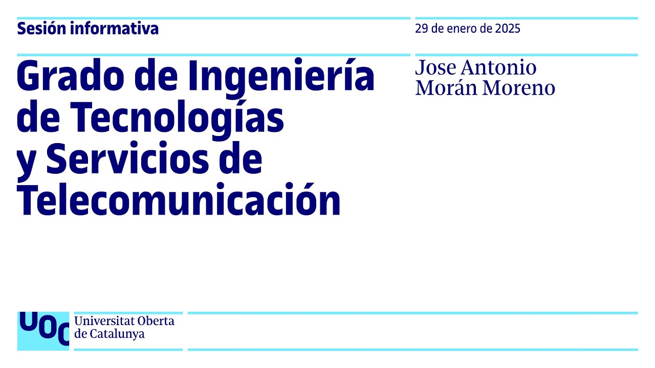 Sesión informativa video link