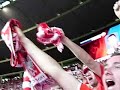 Odczytanie skladu Polski - kibice odpowiadaja nazwiska