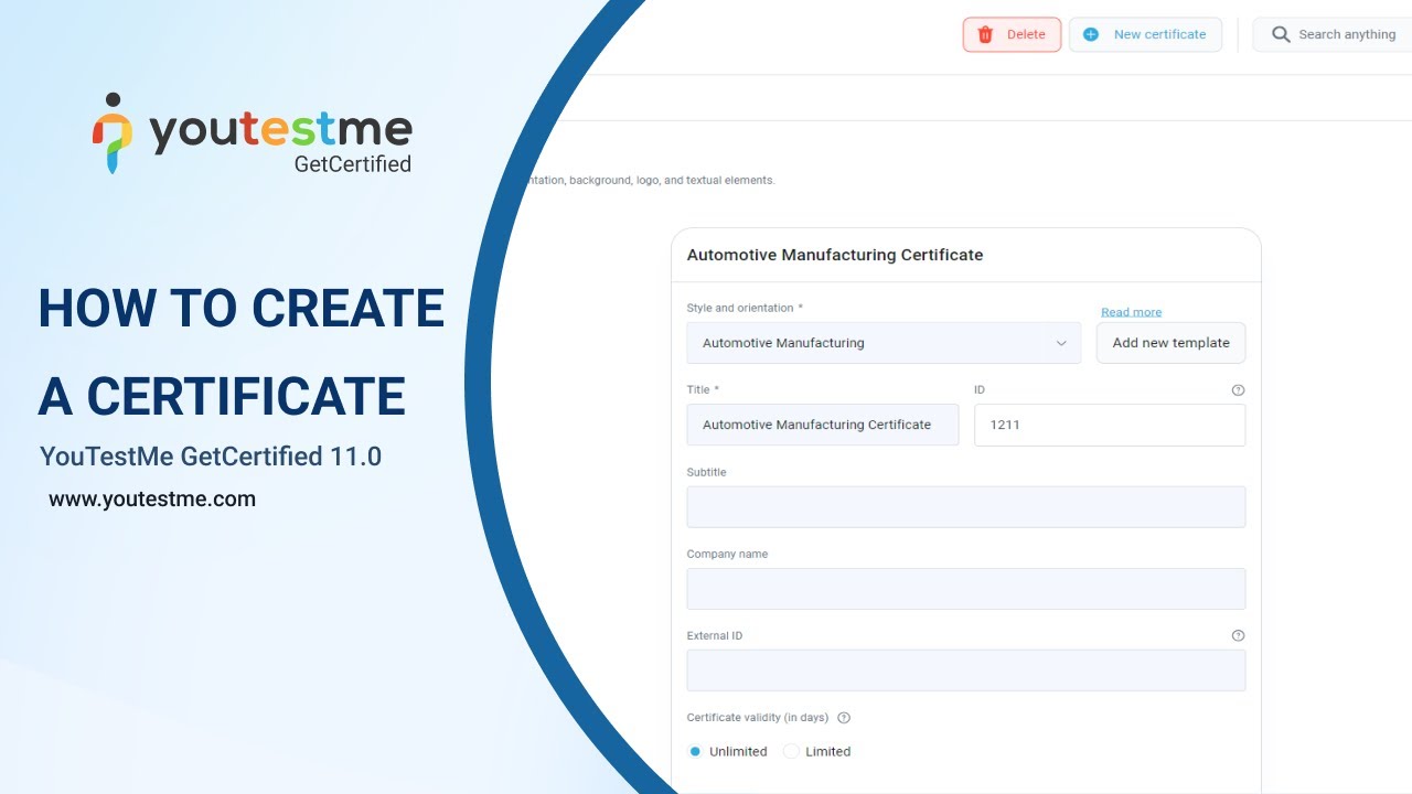 How to Create Certificate
