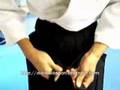 How to tie a hakama on
