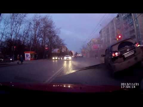Explodes - A burst pipe causes the road to open up and a car crashes into the rubble.