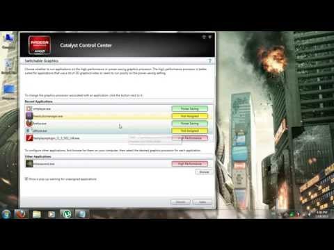 how to enable amd radeon graphics card