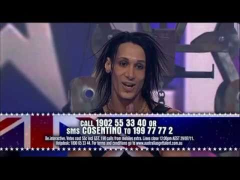 Australia's Got Talent 2011 - Cosentino (Flaming Jaws of Death)