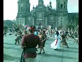 concheros celebrando la fundacion de tenochtitlan