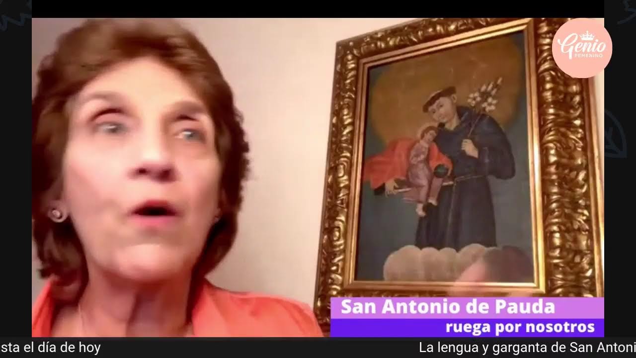 San Antonio de Pauda doctor de la Iglesia en Inteligencia para la paz con Maria Garcia de Fleury.
