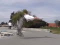 Hack doing a front flip and back flip at the Fairfield Skate park.