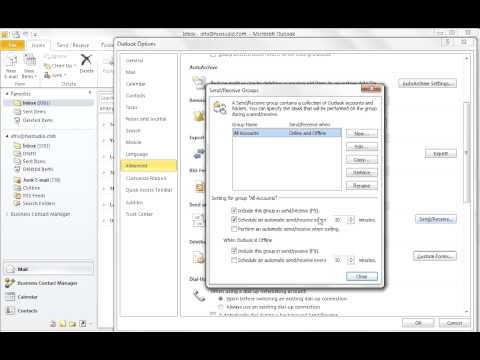 how to fasten outlook