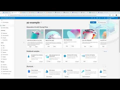Azure ML Studio Notebooks Lab - GenAI Essentials