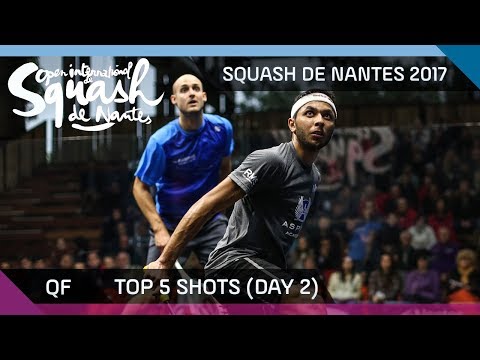 Squash: Top 5 Shots - QF Day 2 - Squash de Nantes