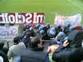 tifosi dell'ancona invadono il campo e interrompono la partita