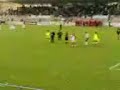 tifosi dell'ancona invadono il campo e interrompono la partita