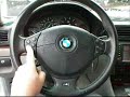 E38 BMW testing E39 M-Sport steering wheel in 1999 740iL