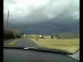 Driving Into The Storm - Severe Thunderstorm With Meso