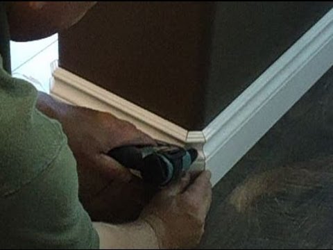 how to attach baseboard