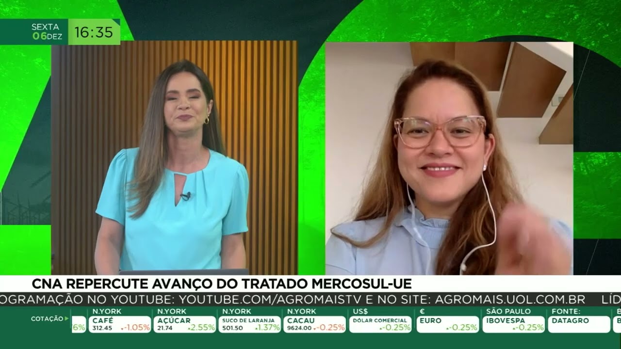 CNA repercute avanço do tratado Mercosul-UE