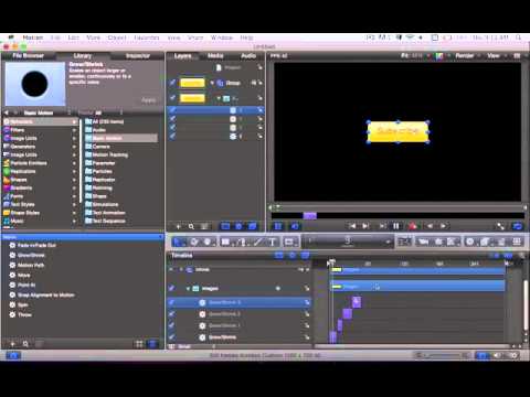 motion 5 tutorial shining - In this video i will showyou how to add a beat to your images and sync a songs beat with an object in your project to make and outstanding intro or outro. My...