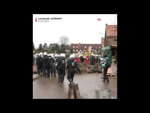 Lützerath: »Alle zusammen gegen RWE« - Räumung des Protestcamps von Lützerath