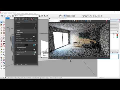 Tuto VRay pour Sketchup : L'éclairage naturel en intérieur