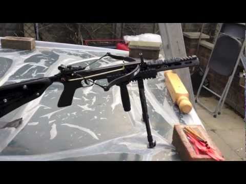Shooting Modified Self-loading Tactical Assult Crossbow (Part 2)