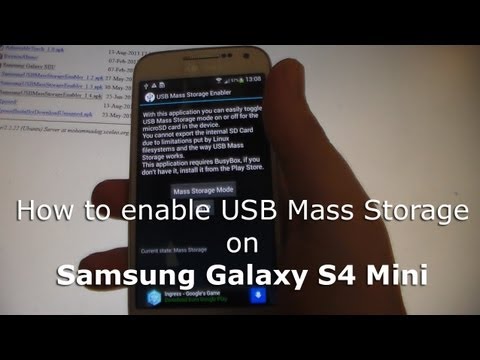 how to enable usb storage on galaxy y
