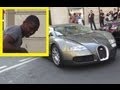 Samuel Eto'o driving his Bugatti Veyron