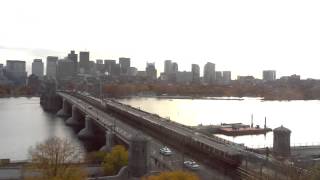 Sunrise Time-Lapse Over Longfellow Bridge - Nov 05, 2013