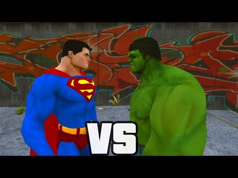 Hulk - Superman enfrenta o Hulk em uma batalha épica de força e destruição total. Quem vencerá? Obrigado por assistir. Página no Facebook: https://www.facebook.com/...