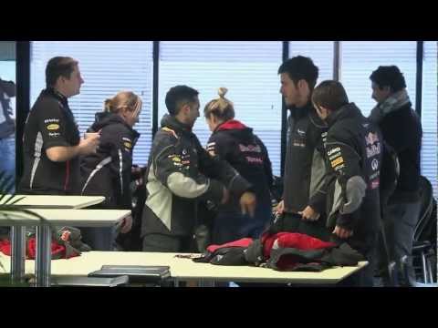 Testing paddock walk with Sebastian Buemi