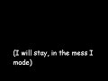 Blow Me Away - Breaking Benjamin (Lyrics)