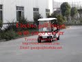 Electric Golf Buggy with cargo carrier