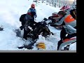 Burning Skidoo mxz