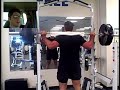 Squat 365 x 20 Stiff Leg Romanian Dead Lift 365 x 10