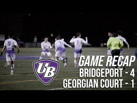 Bridgeport Men's Soccer vs Georgian Court CACC Semifinal | Game Recap thumbnail