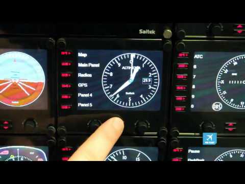 SAITEK PRO FLIGHT INSTRUMENT PANEL - YouTube Video