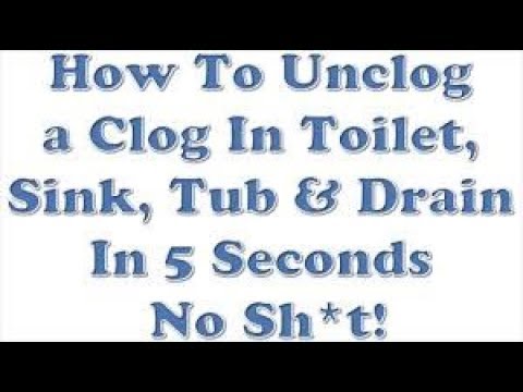 how to unclog toilet with a hanger
