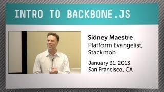 An Introduction To Backbone.js