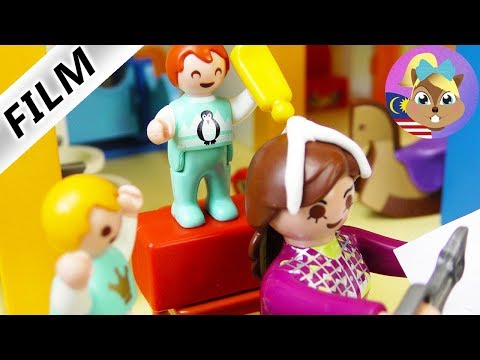 Filem Playmobil GAM KAT RAMBUT - Emma buat kacau kat tadika? Filem kanak-kanak Keluarga Vogel